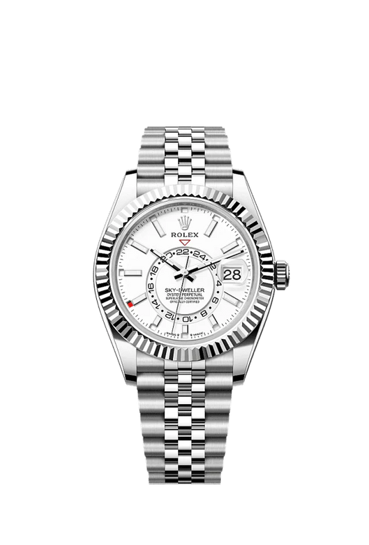 Role_x Sky-Dweller Silver Dial Watch
