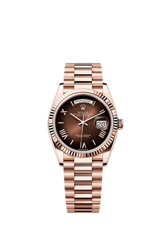Role_x Rose Gold Brown Dial Watch Regular price