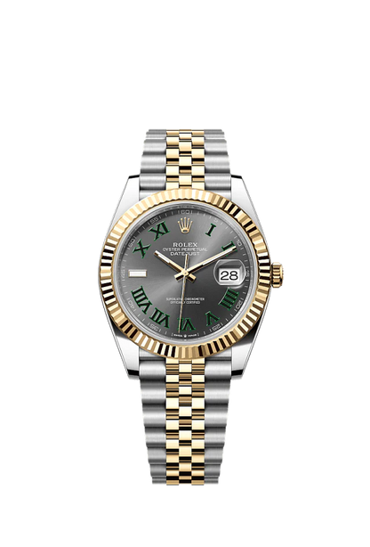 Role_x Datejust Two-Tone Grey Dial Watch