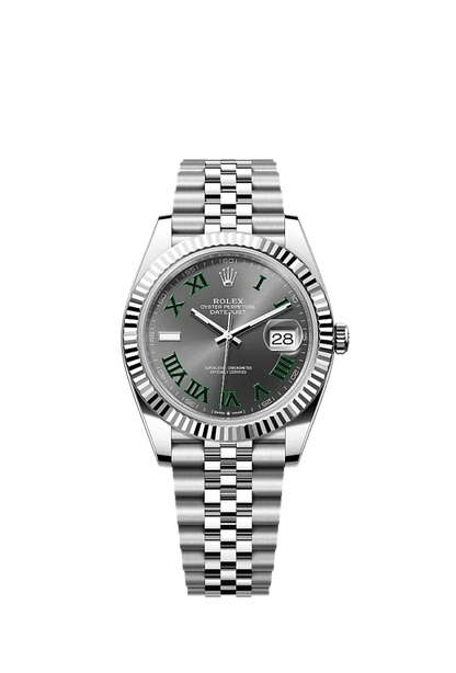 Role_x Datejust Silver Grey Roman Dial Watch