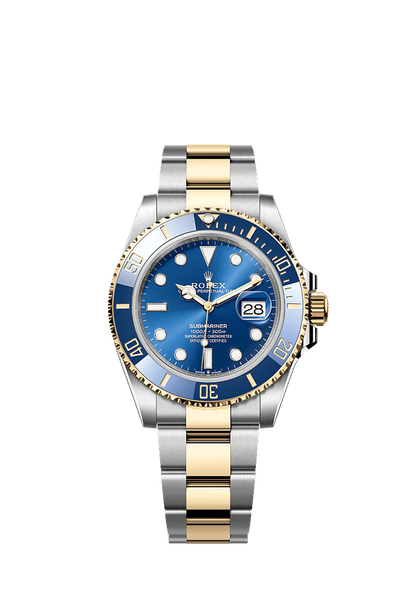 Role_x Submariner Blue Dial Two-Tone Gold & Silver Watch