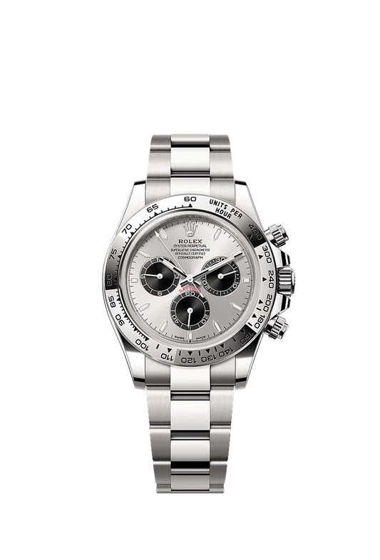 Role_x Daytona Silver Dial Stainless Steel Chronograph Watch