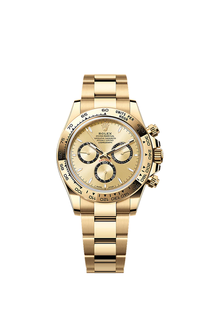 Role_x Daytona Champagne Gold Chronograph Watch