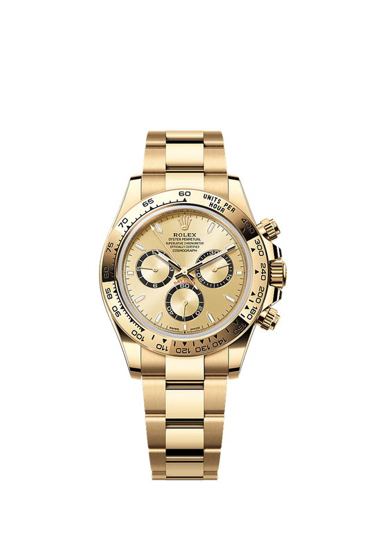 Role_x Daytona Champagne Gold Chronograph Watch