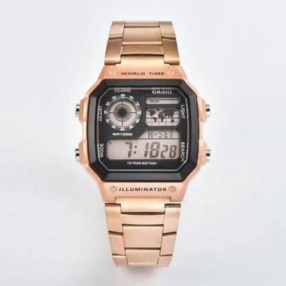 CASIO ILLUMINATOR Rose gold metal