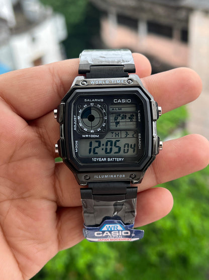 CASIO FULL BLACK METAL