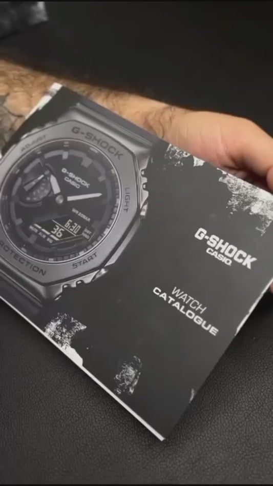 G SHOCK GM 5600 Silver Black