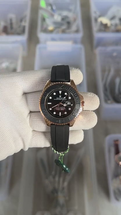 Role_x Yacht-Master “Everose Gold & Black Rubber Edition”