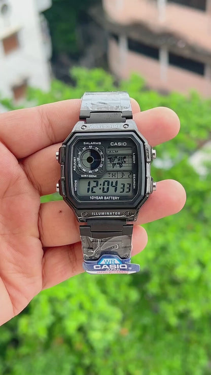 CASIO FULL BLACK METAL