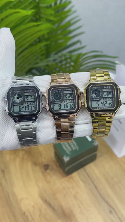 CASIO ILLUMINATOR Rose gold metal